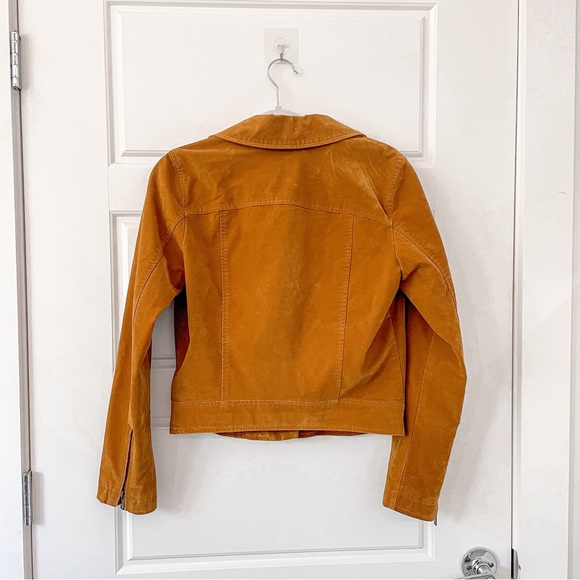Anthropologie ett:twa Vegan Leather Suede Jacket - Picture 7 of 9